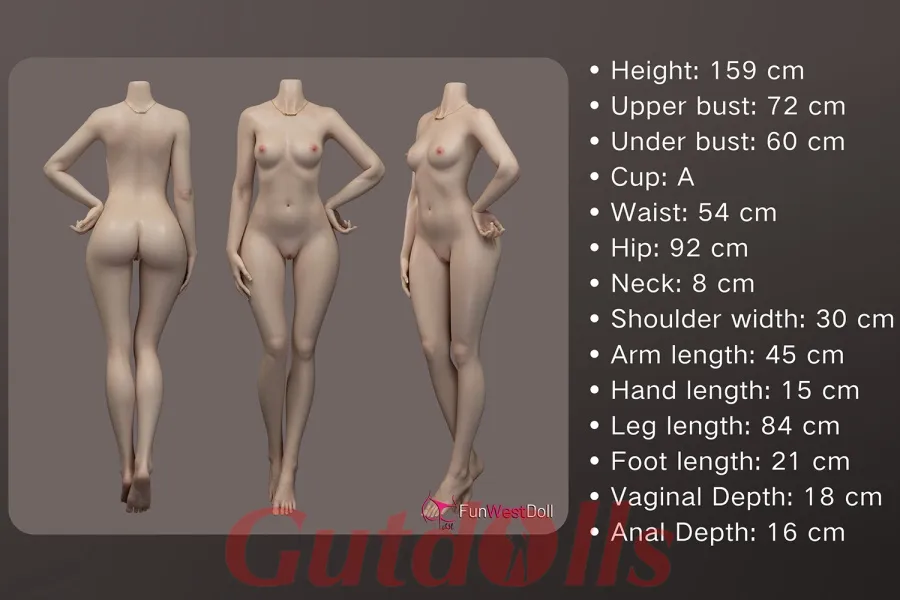 159cm A-Cup #041S Vollsilikon Guenstige sexpuppen kaufen