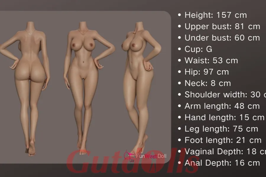 157cm G-Cup (2.0)Realistic Skin Texture #054S Natural Vollsilikon Guenstige sexpuppen kaufen
