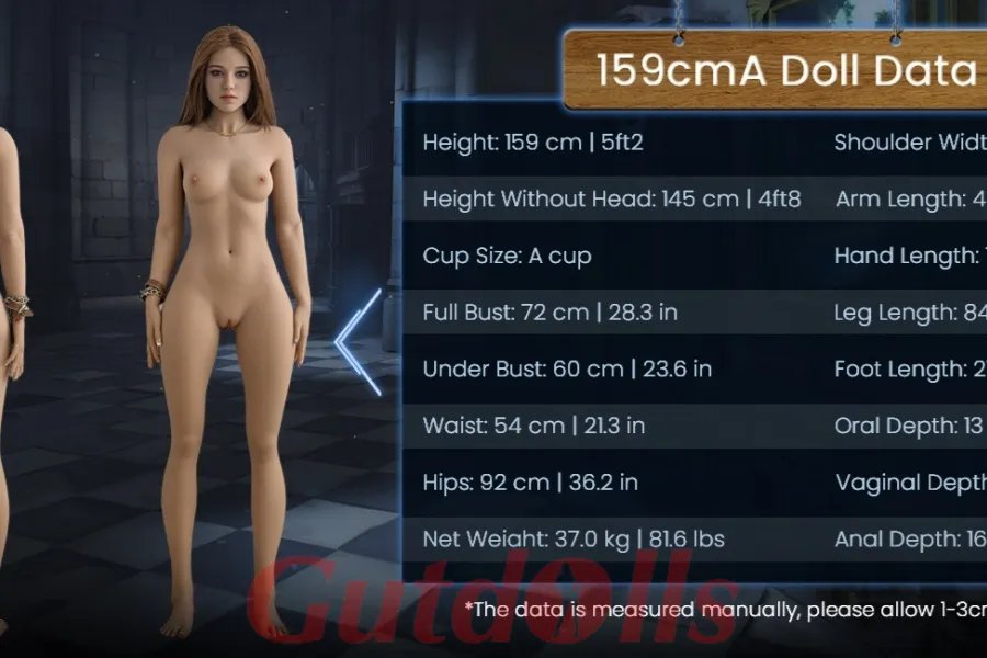 159cm A-Cup #050 Natural Voll-TPE Guenstige sexpuppen kaufen