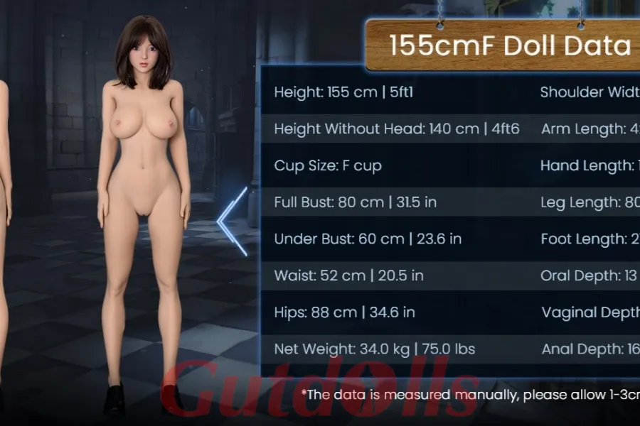 155cm F-Cup #053 Natural Voll-TPE Guenstige sexpuppen kaufen