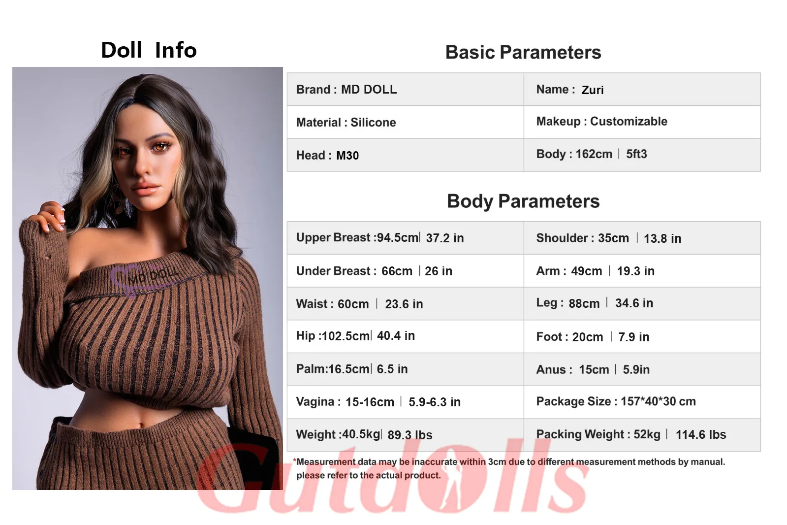 MD Doll Verpackung
