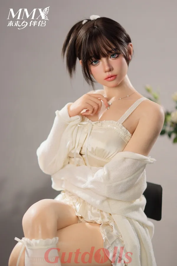 163cm D-Cup Makeup-1 ROS Vollsilikon LittleOrange