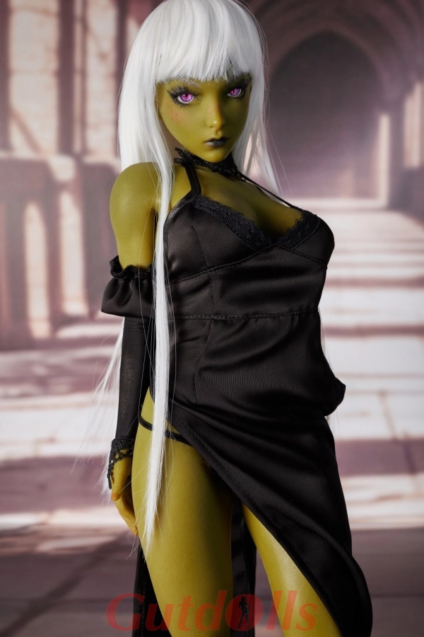 Si60cm L A-Cup (Olive) Vollsilikon Momoko-2