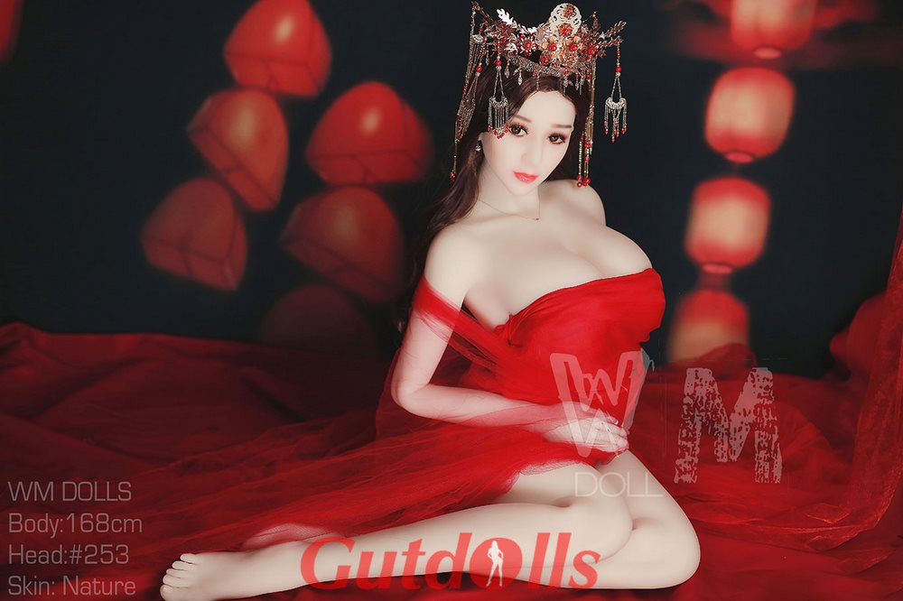 Alte chinesische Braut 168cm 253# Kopf Kostüm Guenstige silikon puppe kaufen 