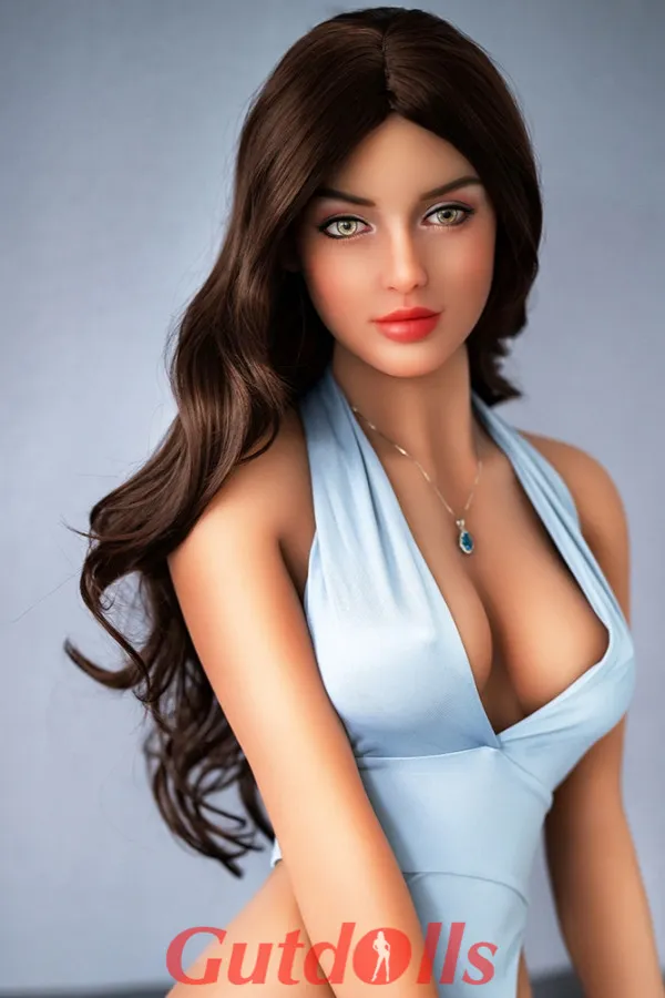 Realistisch schönes Mädchengesicht 166cm Tan Hautfarbe Kleine Brust Nr.252# Kopf Soraya