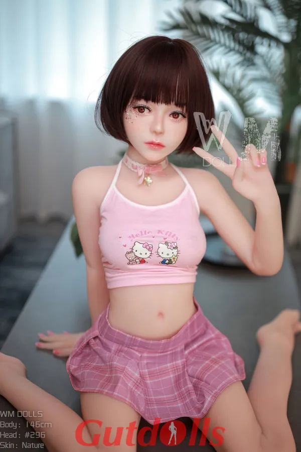 JS 146cm B-cup silicon real doll