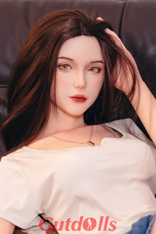 158cm C-Cup 16 Kopf Silikonkopf + TPE-Körper Vanille FUDoll