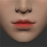 Lippenfarbe-Hellrosa