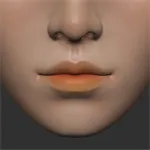 Lippenfarbe-Orange-Rot