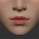 Lippenfarbe-Pfirsich-Rot