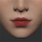 Lippenfarbe-Rot