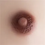 Dunkelbraun-Nippelfarbe