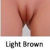 Schamlippenfarbe:Light-Brown