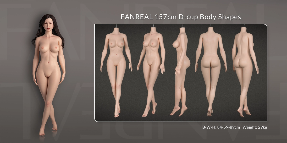 FANREAL 157cm D-Cup Körpergrößen