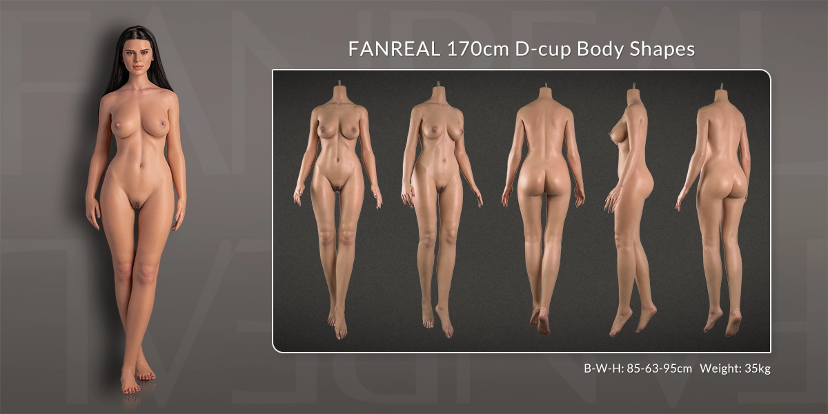 FANREAL 170cm D-Cup Körpergrößen