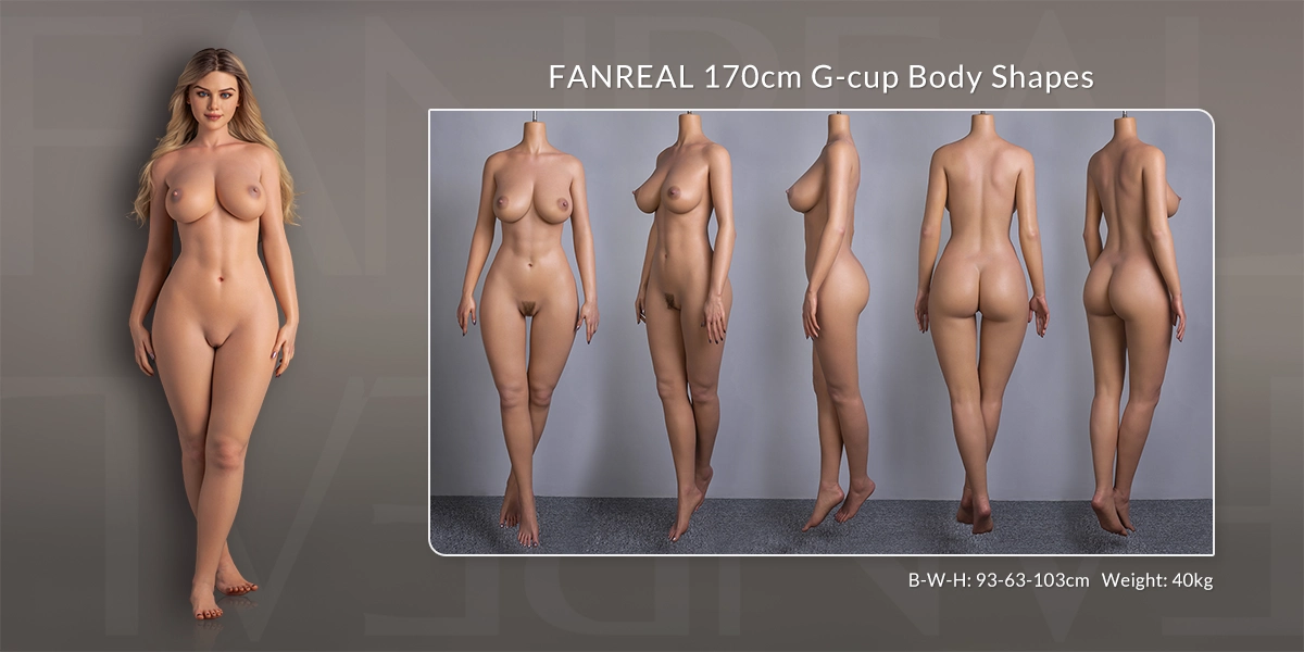 FANREAL 170cm G-Cup Körpergrößen