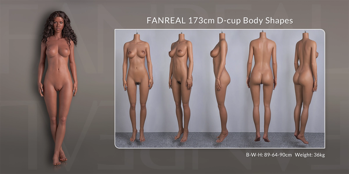 FANREAL 173cm D-Cup Körpergrößen