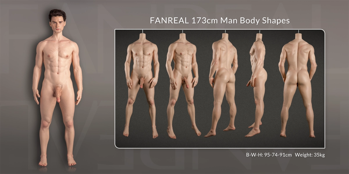 FANREAL 173cm Männlich Körpergrößen