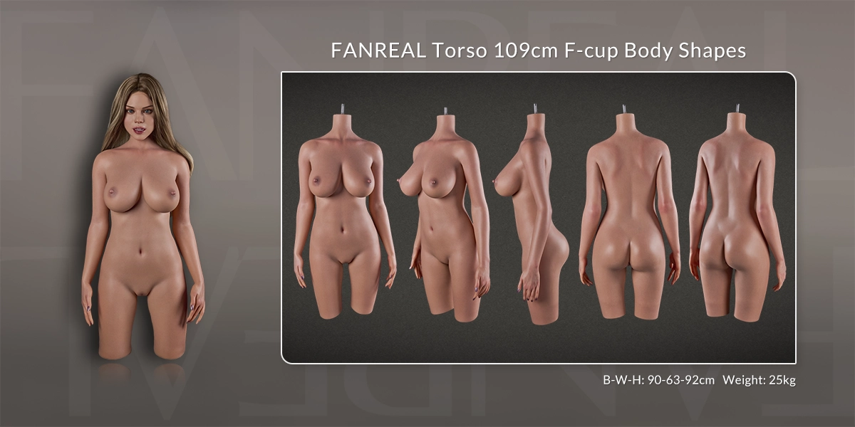 FANREAL T109cm F-Cup Körpergrößen