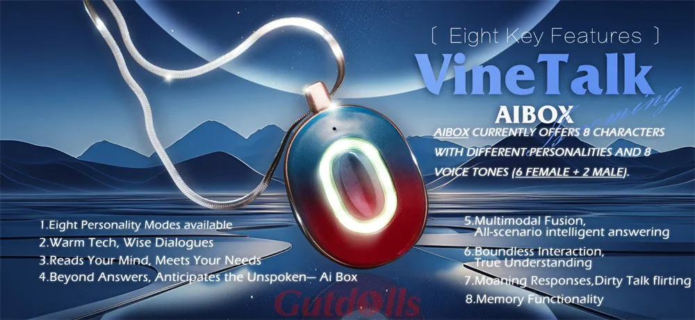 Vine Talk AI Box als Halskette