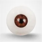 Hellbraune mit Adern Augen