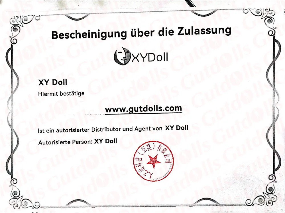 XY Doll zertifikat