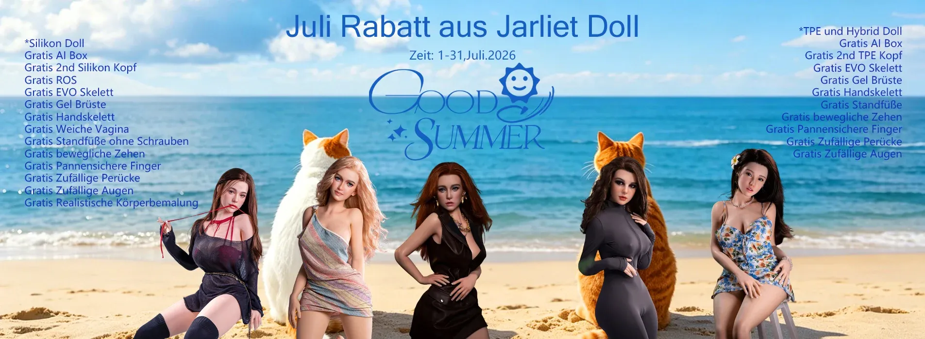 Jarliet Doll (EU) April-Aktionen