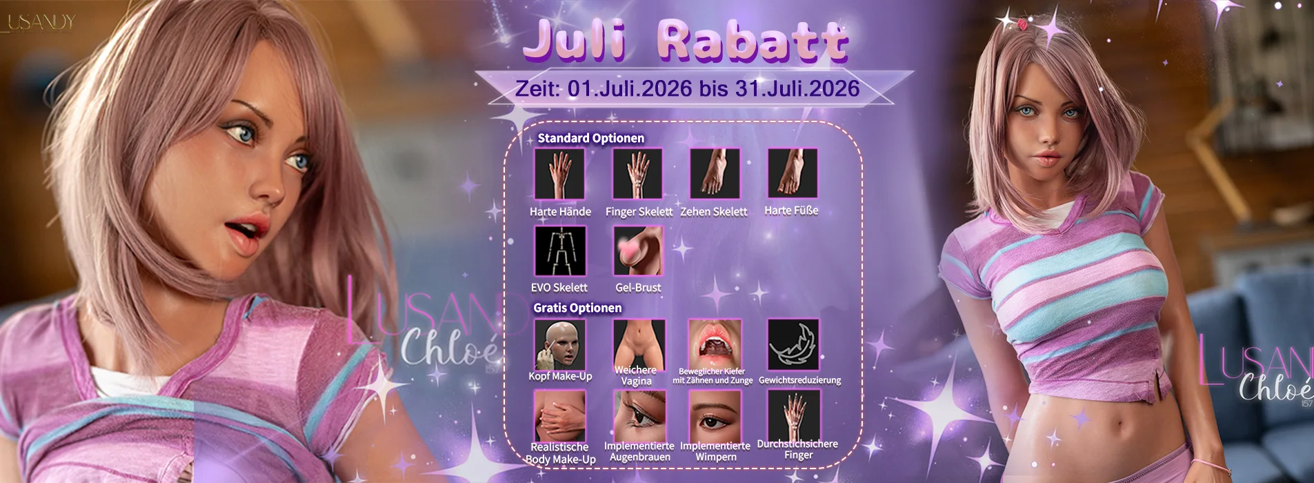 Lusandy Doll 2026-Aktionen