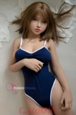 Zarte Gesichtszüge Funwest doll 152cm D-Cup sexpuppe