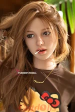 Eine leichte und elegante Haltung Funwest doll 159cm A-Cup sexpuppe