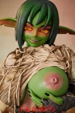 Hochwertige Anime Silikonsexpuppen J-Cup Barza(Green)