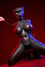 Schwarzer Panther Moonvale Doll 165cm
