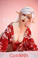 Torina - Perfekte Brust Freundin 156cm C-Körbchen 355# Kopf Kimono normale Hautfarbe WM TPE Sex Doll liebespuppe