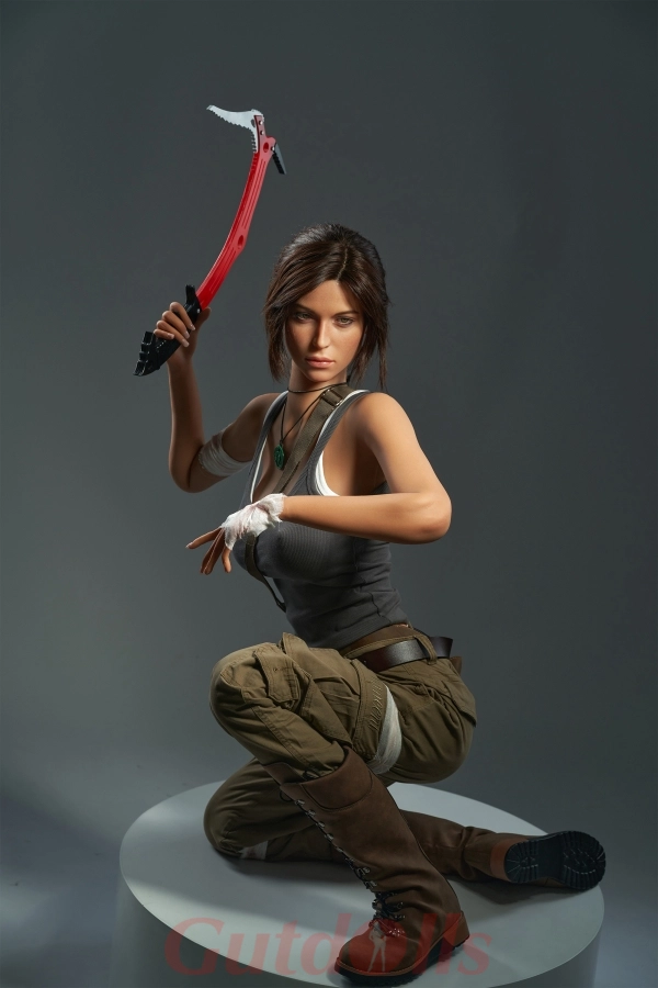 Lara Croft(Jger) Game Lady 166cm E-Cup Nr.07 Silikon Real Doll