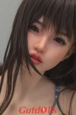 Alea - Hell und erotisch Bester Teamkollege 156cm E-Cup Nr.34 Kopf Silikonpuppe Sanhui Sex Doll