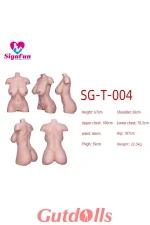 Sigafun Torso Sex sexpuppe SG-T-004 buschige schamhaare