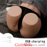 Agatha lutscht den Gesäß Yeloly Torso cup logo